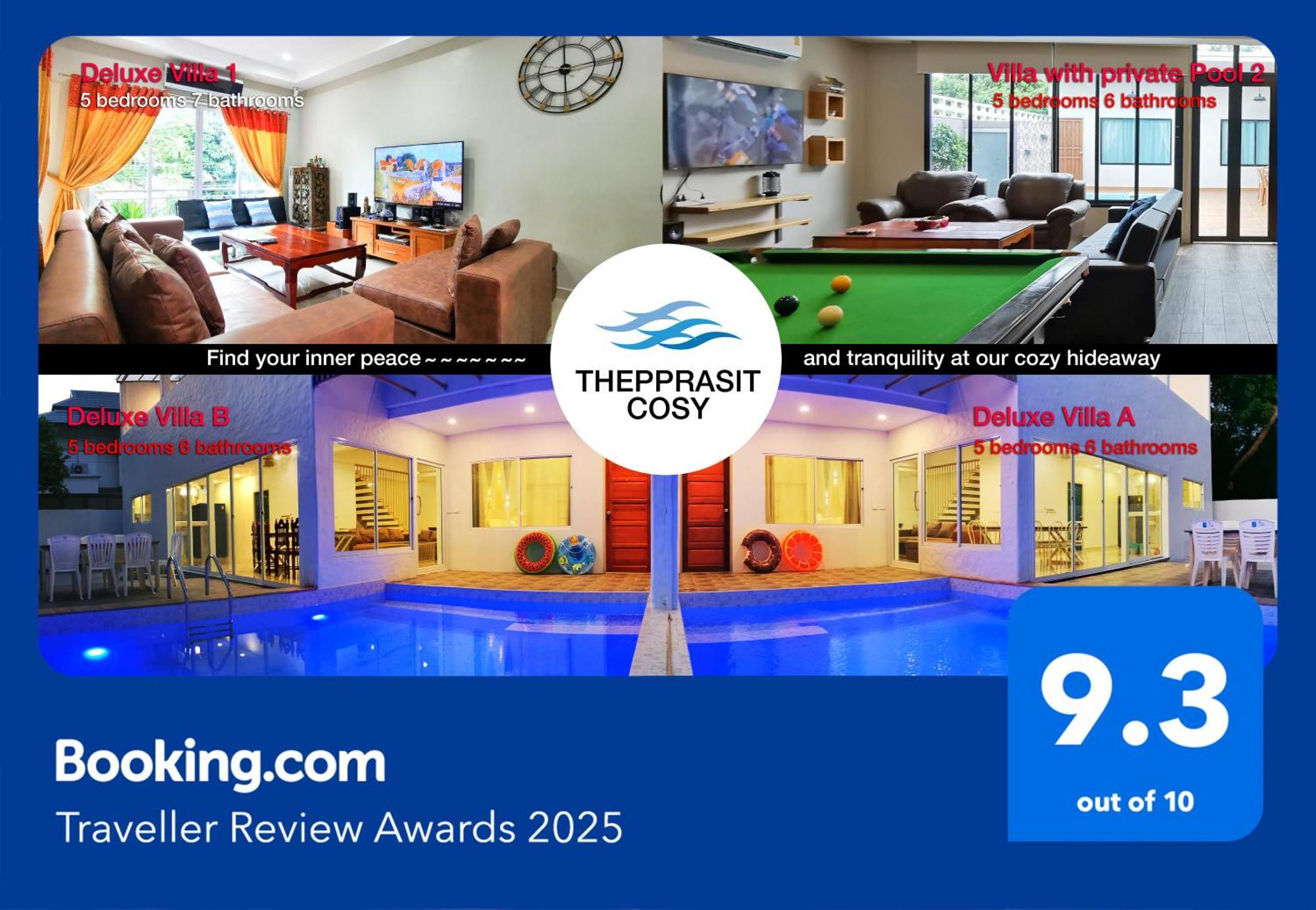 Villa Thepprasit Cosy Jomtien Beach Esterno foto