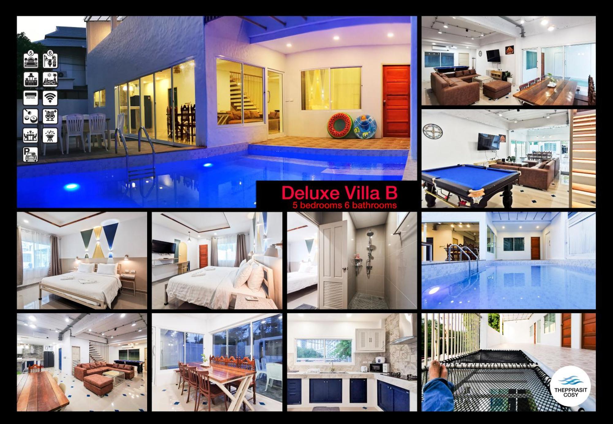 Villa Thepprasit Cosy Jomtien Beach Esterno foto