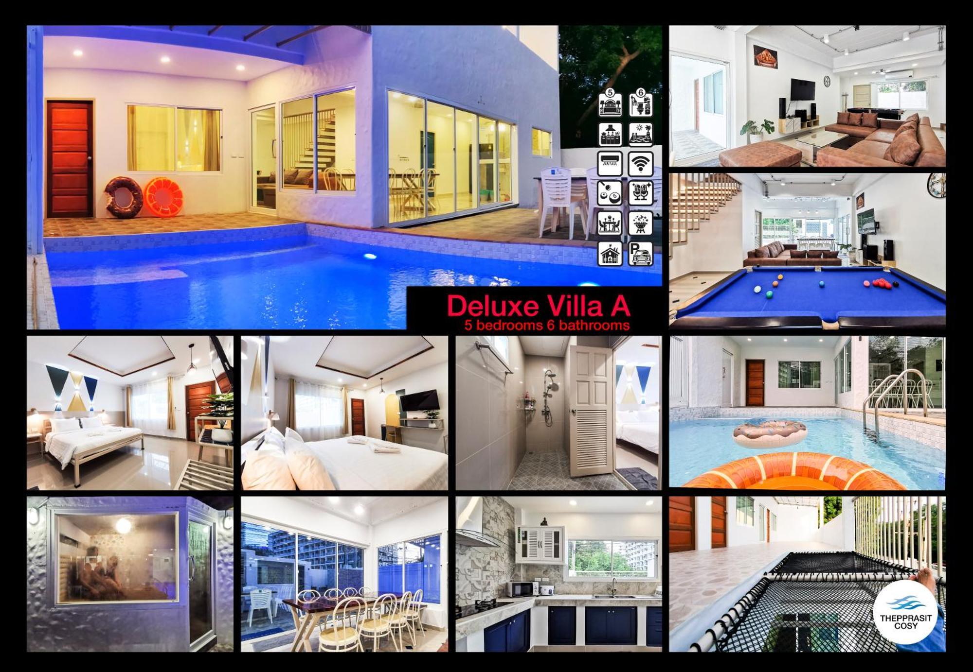 Villa Thepprasit Cosy Jomtien Beach Esterno foto