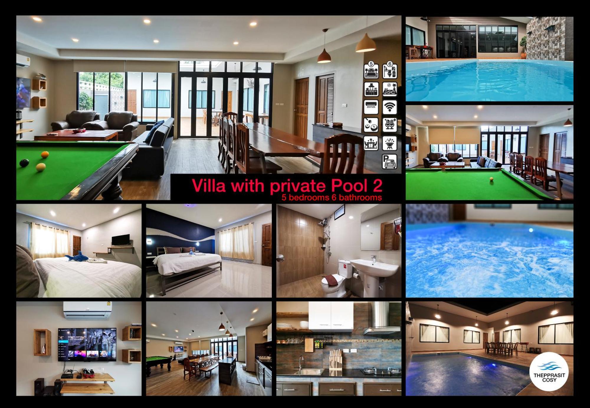 Villa Thepprasit Cosy Jomtien Beach Esterno foto