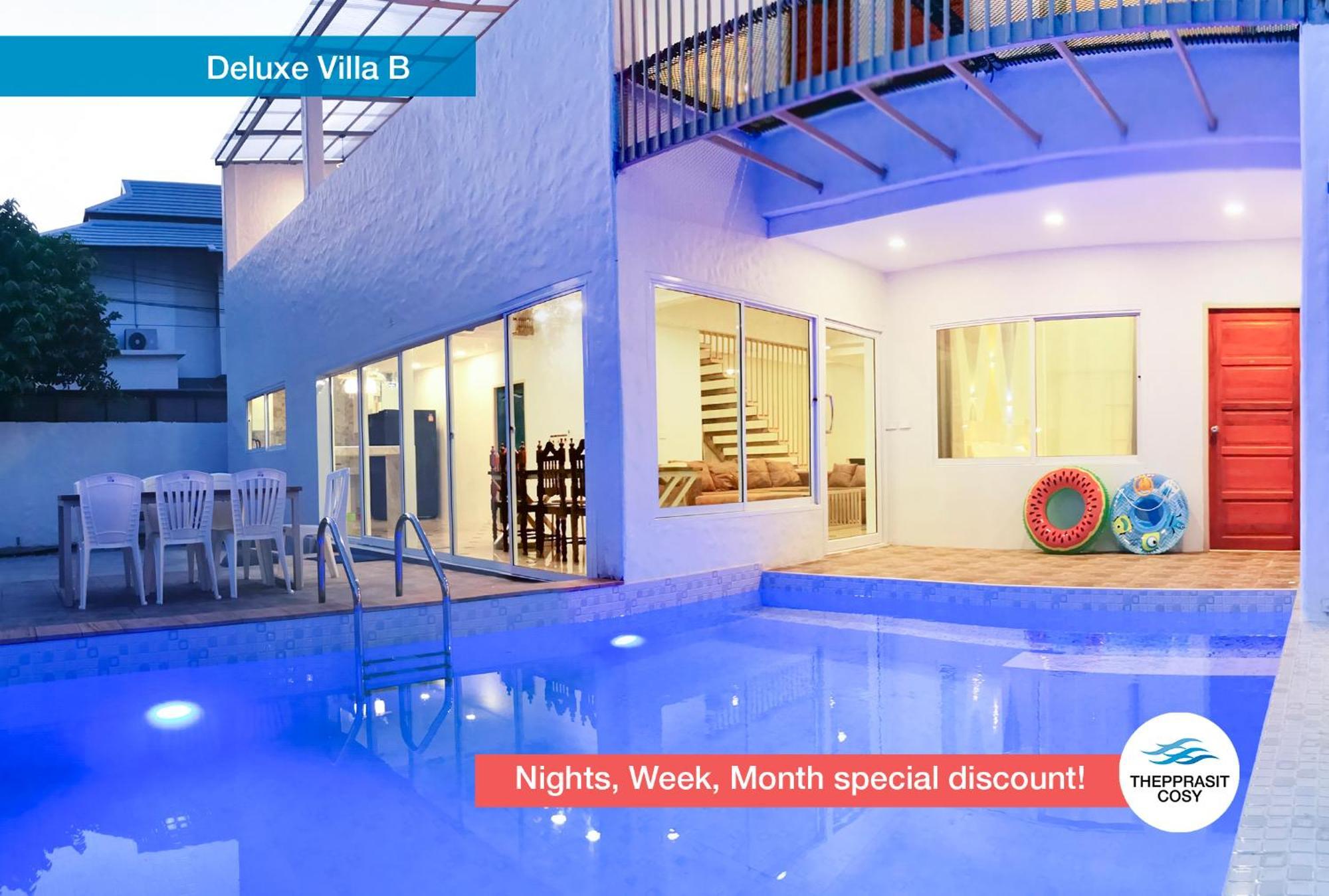 Villa Thepprasit Cosy Jomtien Beach Esterno foto