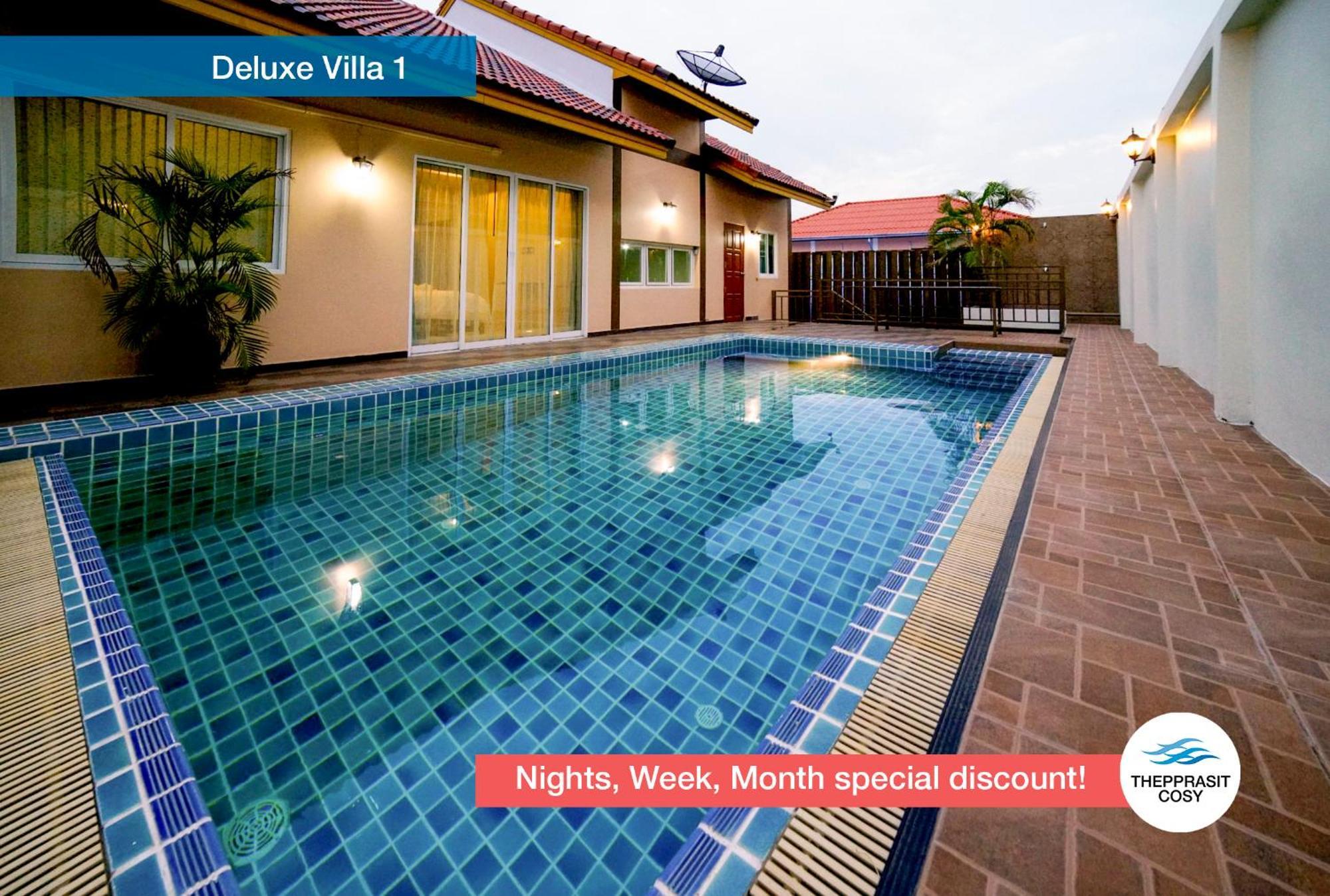 Villa Thepprasit Cosy Jomtien Beach Esterno foto